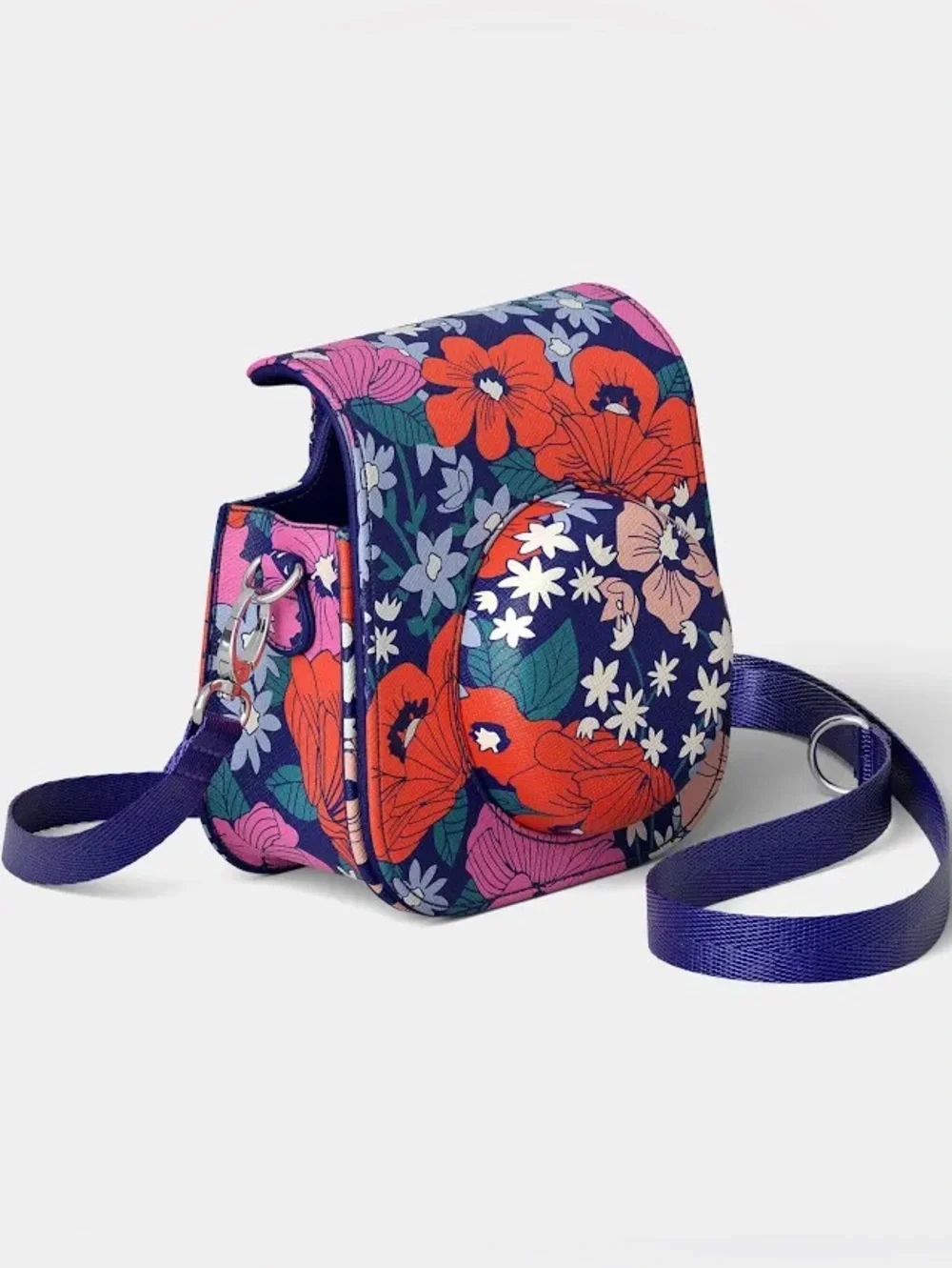 heyday Poppy Flowers crossbody camera case